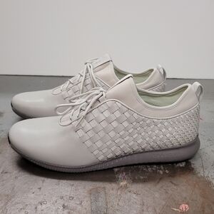 Cole Haan Women's Size 9B W06040  StudioGrand Woven Sneaker pale Gray